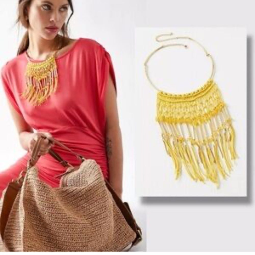 Free People Joey Crochet Choker